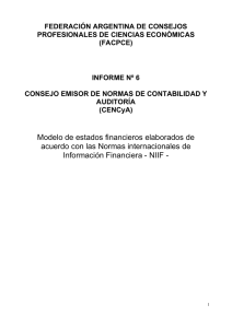 informe nº 6 - Consejo Profesional de Ciencias Económicas Córdoba