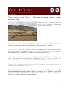 Corraleros de Norte Grande y Atacama se vieron afectados por