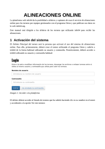 Manual de uso del sistema de alineaciones online (para árbitros de