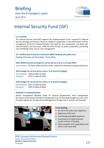 Internal Security Fund - European Parliament