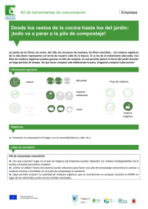 Desde los restos de la cocina hasta los del jardín: ¡todo va a parar a