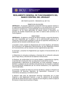 RE EGLAM ENTO G BANCO GENERA O CENT AL DE F TRAL D