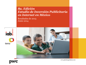 Estudio de Inversión Publicitaria en Internet en México