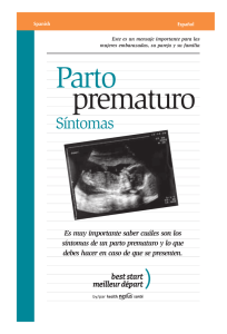 Qué es un parto prematuro?