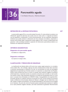 Pancreatitis aguda - Elsevier Instituciones