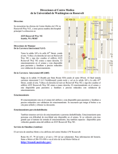 Direcciones al Centro Medico - Seattle