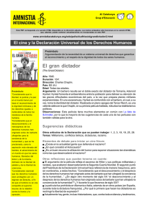 El gran dictador - Amnistia Internacional Catalunya