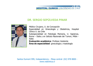 dr. sergio sepúlveda pinar - Hospital Clínico Universidad de Chile