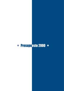 x Presupuesto 2000 x