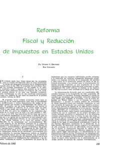 reforma fiscal y reduccion de impuestos en estados unidos