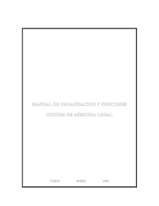 manual de organizacion y funciones oficina de asesoria legal