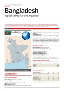 Ficha país Bangladesh - Ministerio de Asuntos Exteriores y de