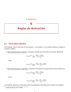 Reglas de derivación - Canek