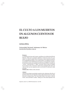 el culto a los muertos en algunos cuentos de rulfo