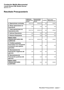 2.6.3.8. Liquidación Resultado Presupuestario 2014