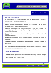 Ficha Estructura de Textos Académicos