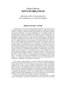 Francis Bacon - Novum organum