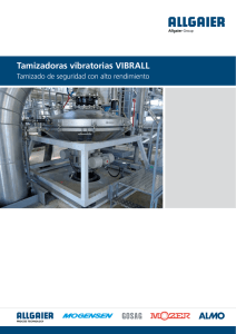 Tamizadoras vibratorias VIBRALL