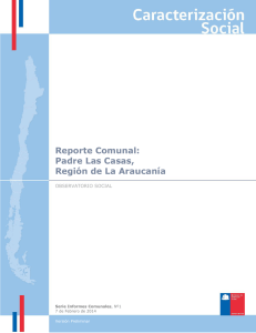 Reporte Comunal: Padre Las Casas, Región de La Araucanía