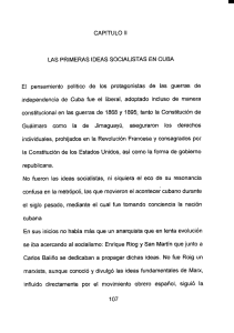 Page 1 CAPTULO LAS PRIMERAS DEAS SOCIALISTAS EN CUBA