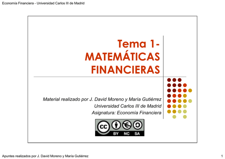 Matemáticas Financieras