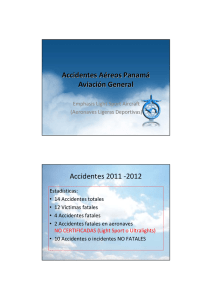 Accidentes Aéreos Panamá Aviación General