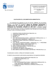 1. CONSTRUCTORA DE SERVICIOS PUBLICOS, S.A. 2
