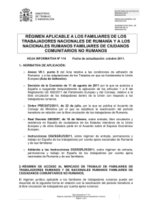 R&Eacute;GIMEN APLICABLE A LOS FAMILIARES DE LOS