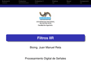 Filtros IIR - Proc. Digital de Señales