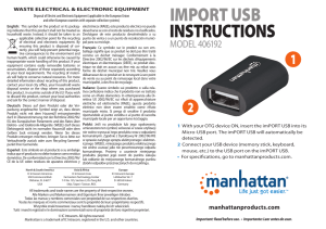 import usb instructions