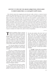 ciento y un pico de vocablos lorquinos, explicados y comentados
