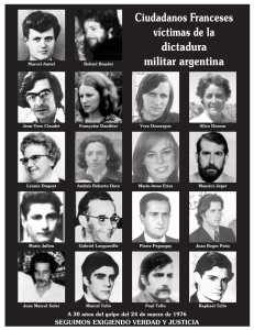 Ciudadanos Franceses víctimas de la dictadura militar argentina