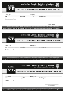F15 Formulario de certificación de carga horaria