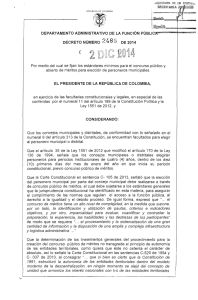 Decreto 2485 del 02 de Diciembre de 2014