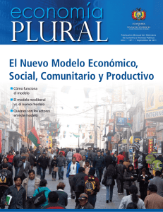 El Nuevo Modelo Económico, Social, Comunitario y Productivo