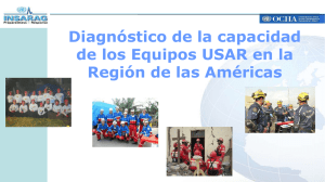 Diagnostico regional de capacidades USAR