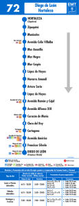 Esquema y Horario de vuelta de la línea (Formato PDF)