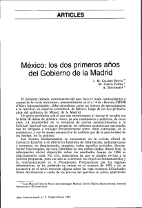 México: 10s dos primeros años del Gobierno de la Madrid