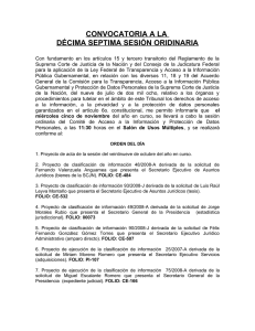 convocatoria a la décima septima sesión oridinaria