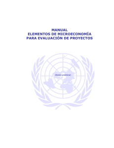 Manual Elementos de microeconomía para evaluación de proyectos