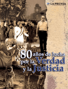 80 Años de lucha por la verdad y la justicia - La Prensa