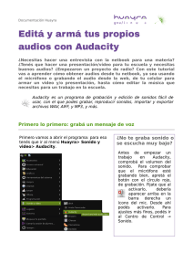 Editá y armá tus propios audios con Audacity