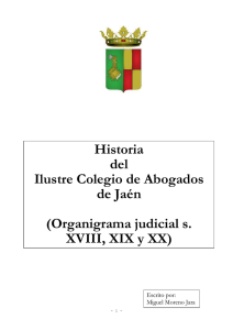Historia del Colegio de Abogados - icajaen | Ilustre Colegio de