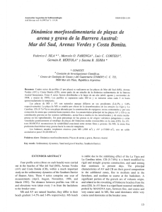Dinámica morfosedimentaría de playas de arena y grava de la