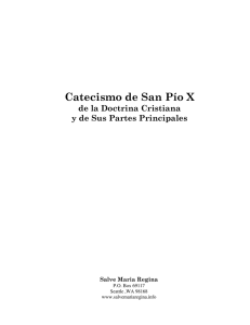Catecismo de San Pío X