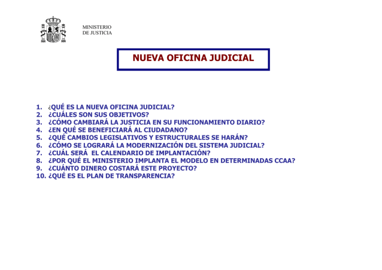 Nueva Oficina Judicial Jueces Para La Democracia
