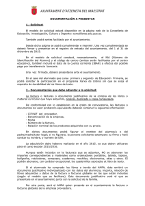 Documentación Xarxa llibres - Ajuntament d`Atzeneta del Maestrat
