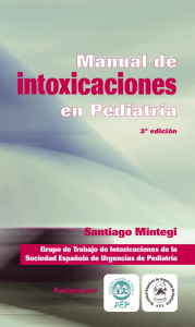 Manual de Intoxicaciones en Pediatría