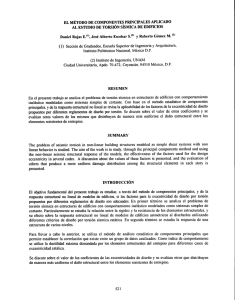 el método de componentes principales aplicado al estudio