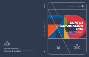 guía de exportación 2016 - CEI-RD